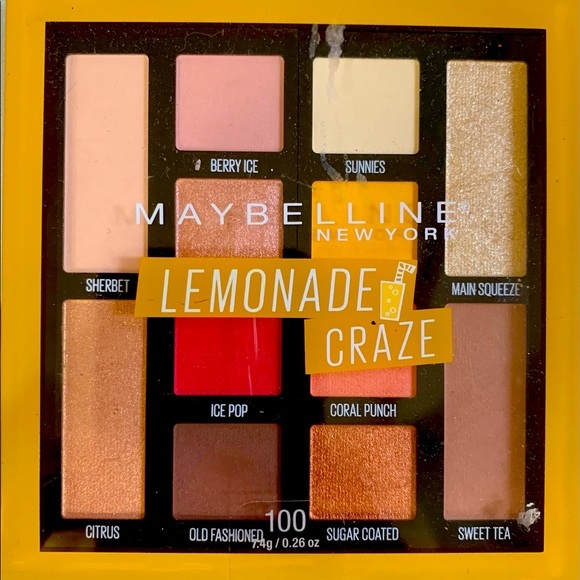 Maybelline New York Lemonade Craze Eye Shadow Palette Multicolor